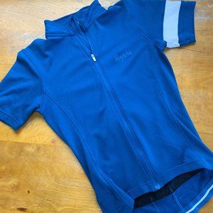 Rapha Blue Short Sleeve Full Zip